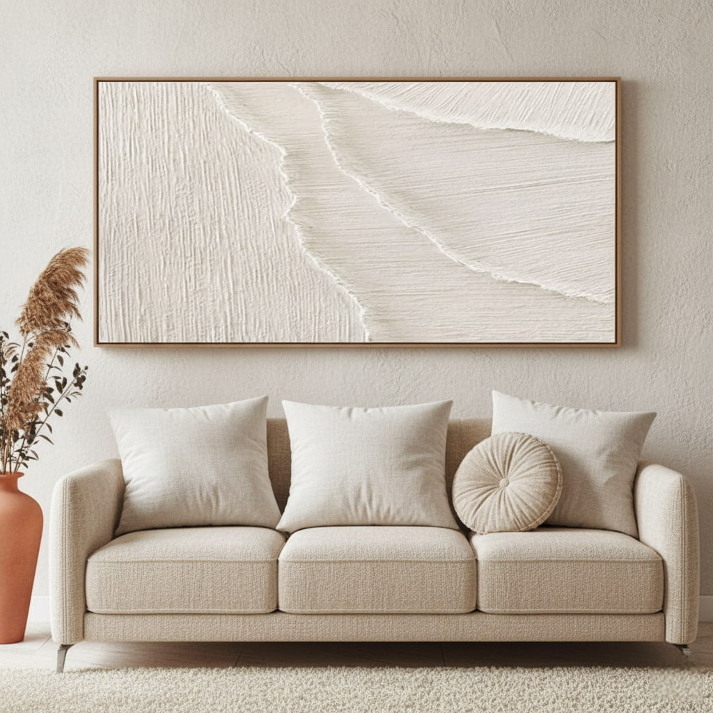 Abstract Textured Minimalist Oil Painting #MAT543