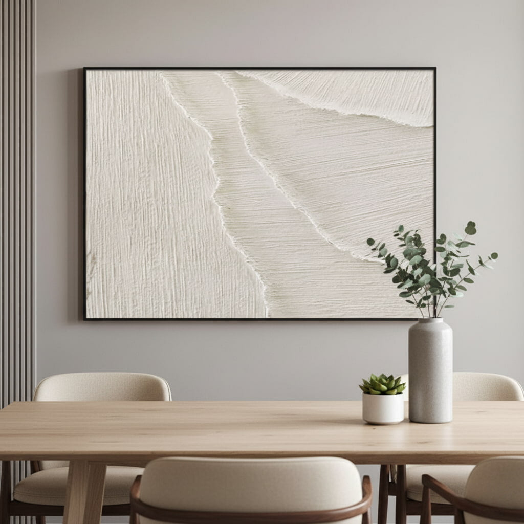 Abstract Textured Minimalist Oil Painting #MAT236
