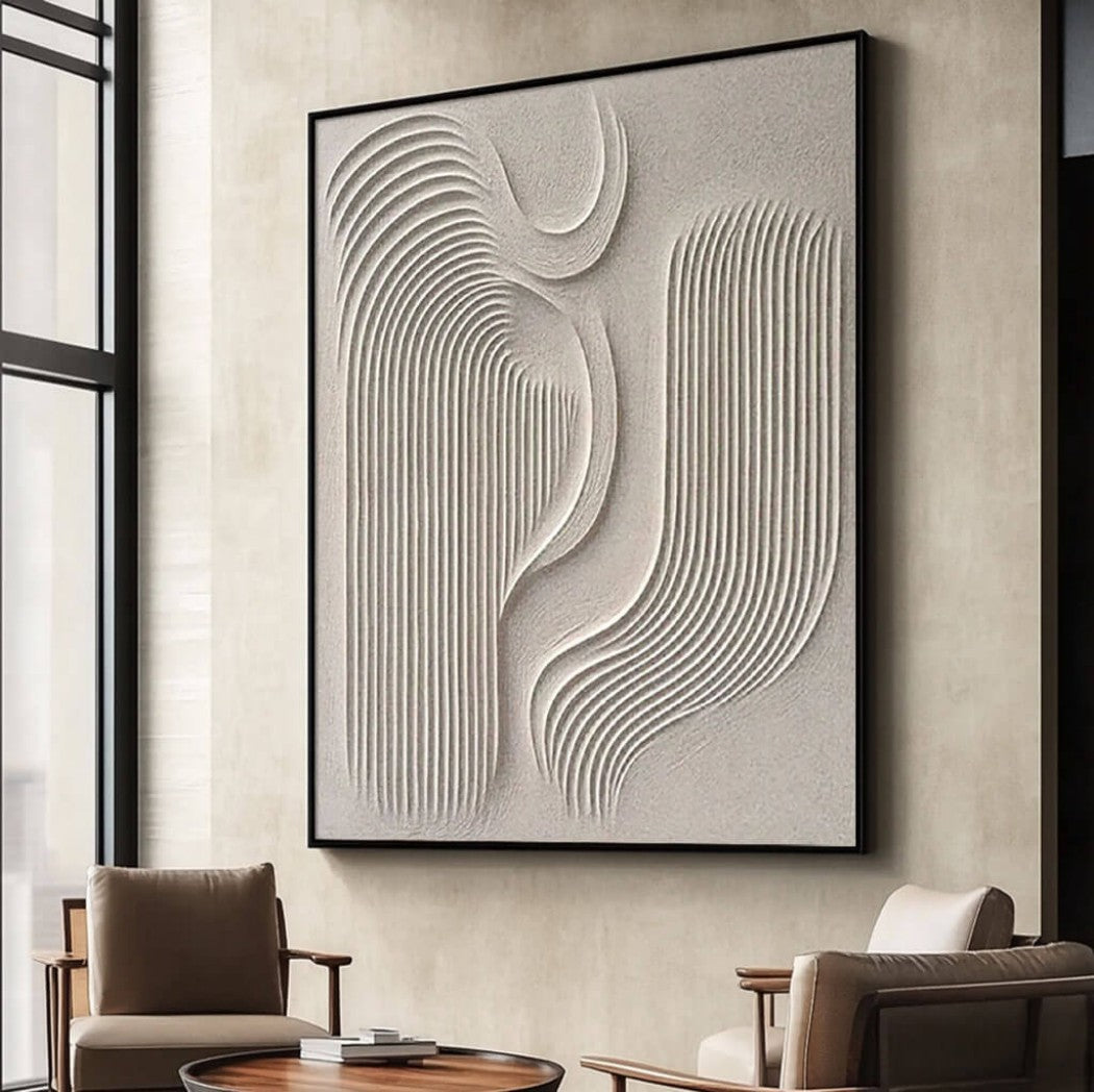 Abstract Textured Minimalist Oil Painting #MAT151