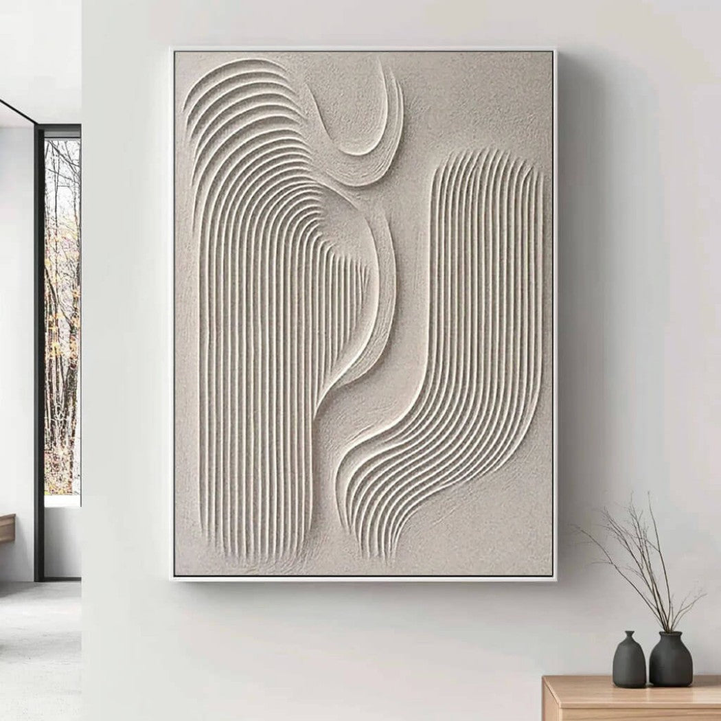 Abstract Textured Minimalist Oil Painting #MAT151