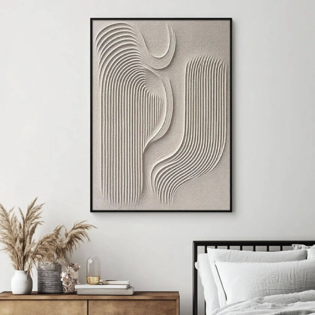 Abstract Textured Minimalist Oil Painting #MAT151