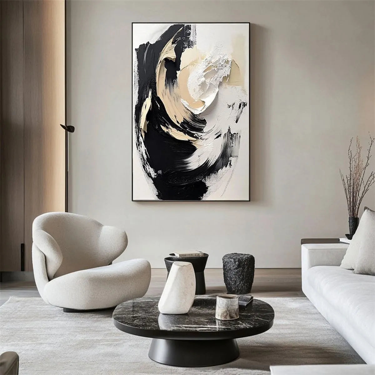 Abstract Textured Oil Painting #AP162