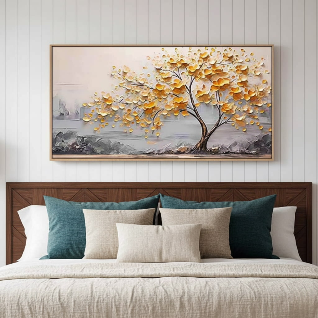 Abstract Tree Oil Painting #MAT027