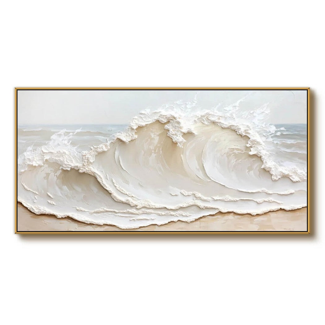 Oversized Abstract Wave Oil Painting #MOA139