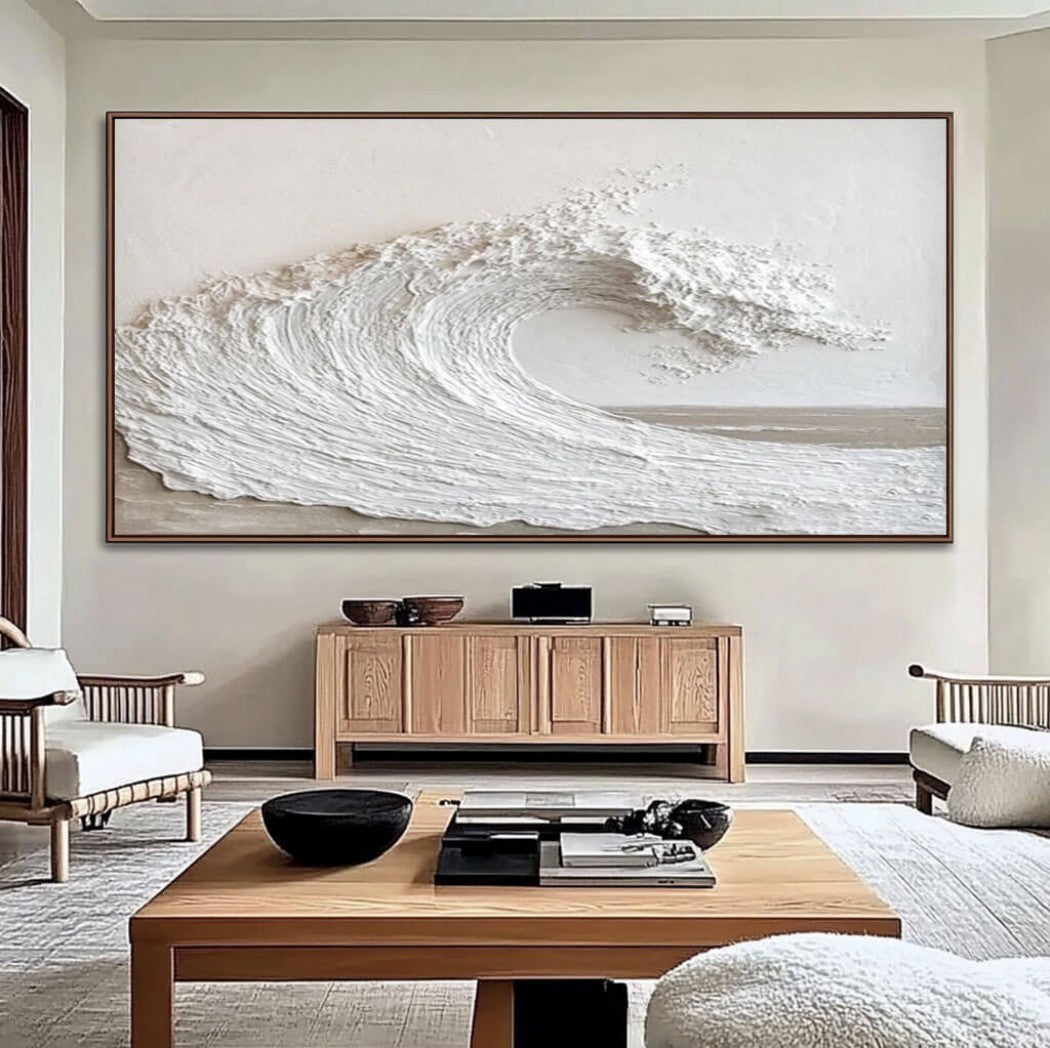 Oversized Abstract Wave Oil Painting III #MOA140