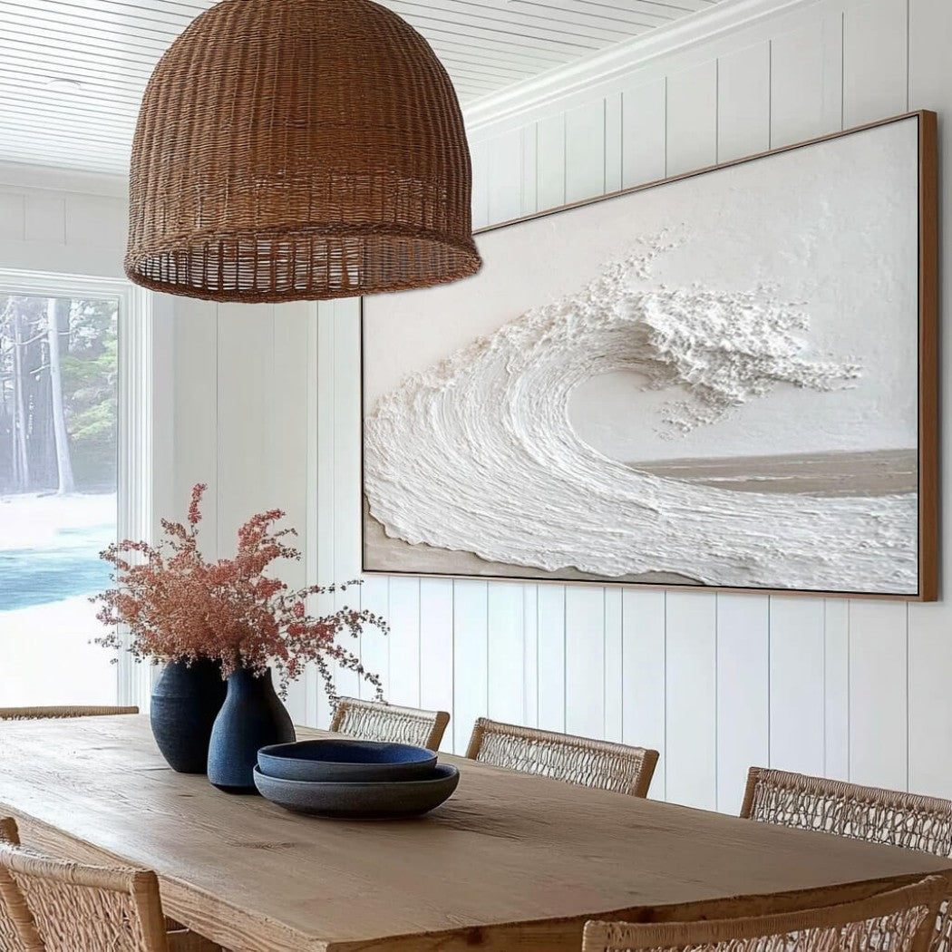 Oversized Abstract Wave Oil Painting III #MOA140