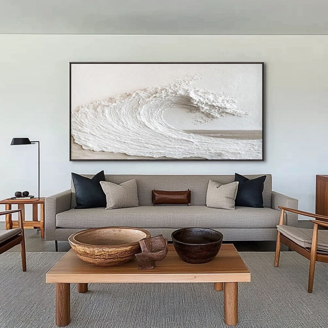 Oversized Abstract Wave Oil Painting III #MOA140