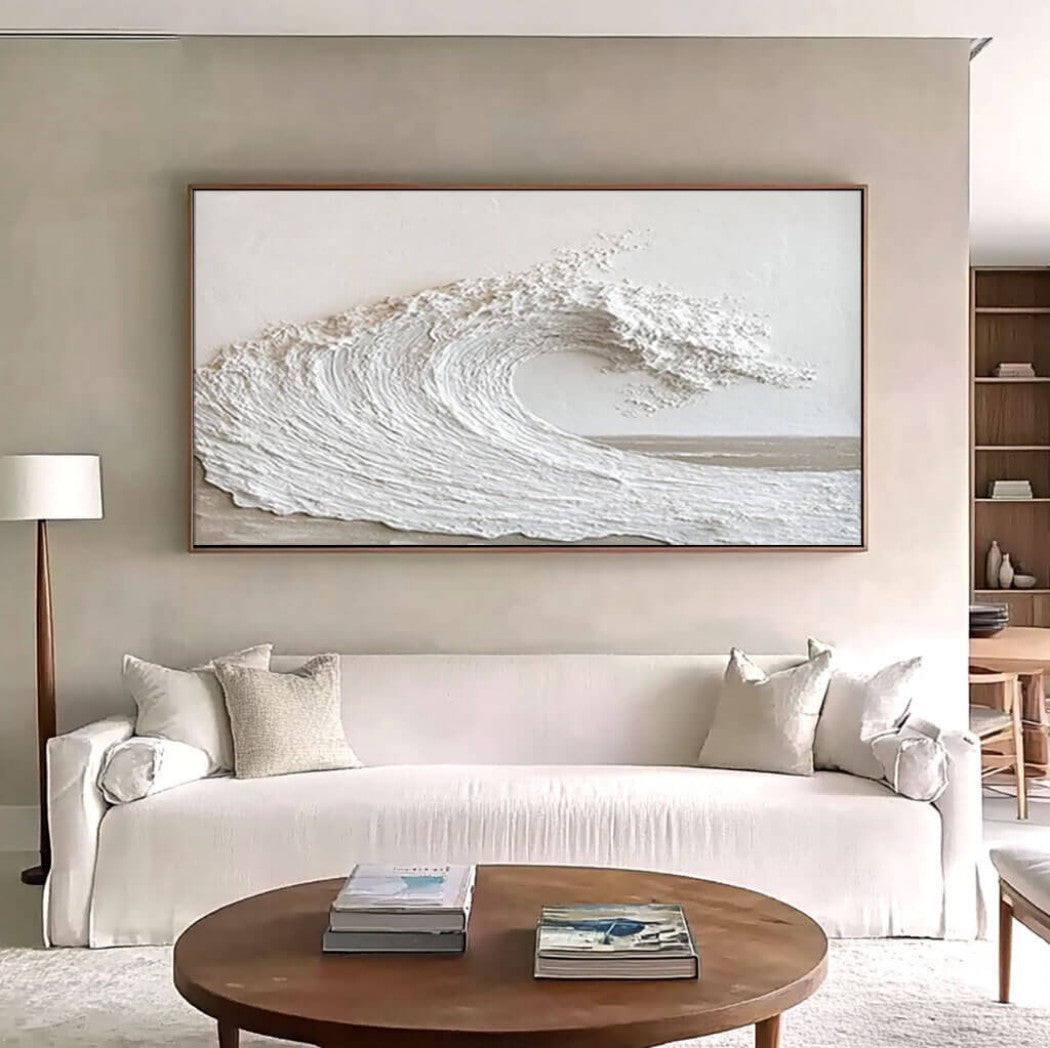 Oversized Abstract Wave Oil Painting III #MOA140