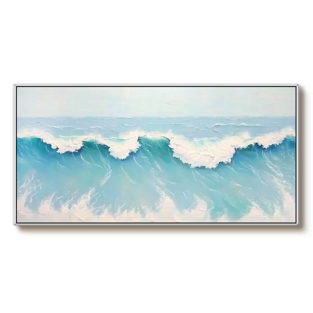 Oversized Abstract Wave Oil Painting #MOA501