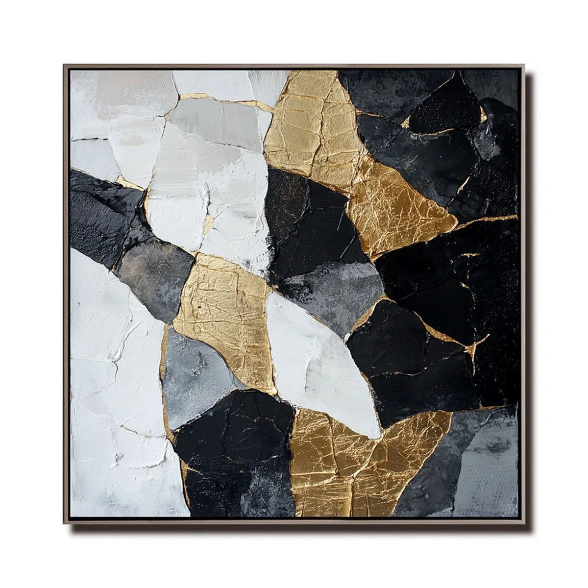 Bold Geometric Gold Wall Decor #BG157