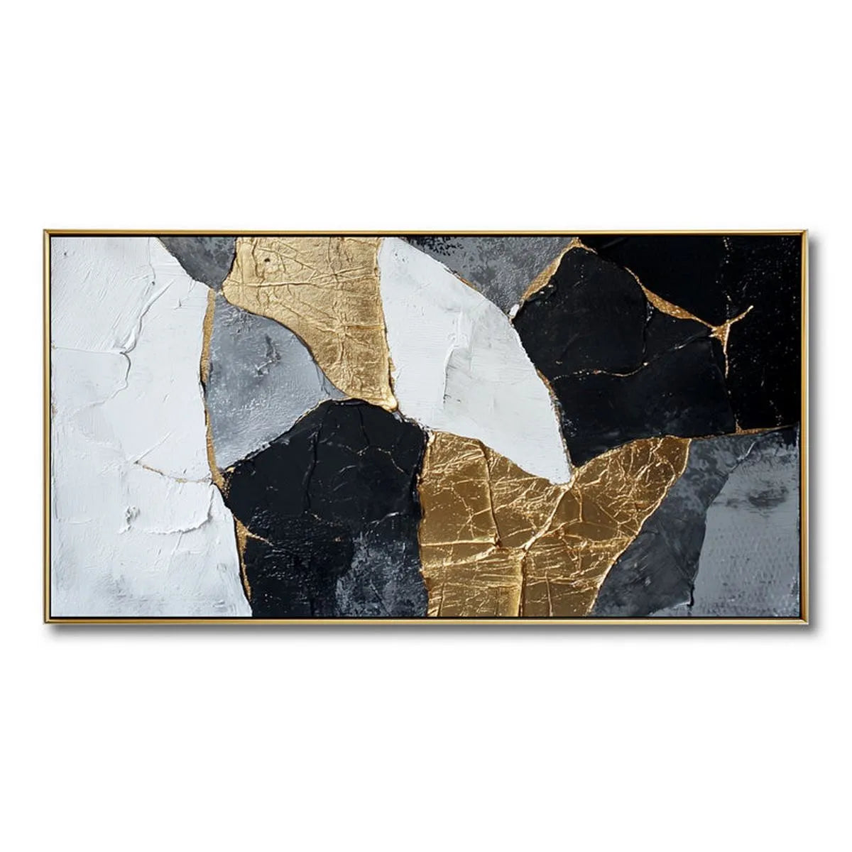 Bold Geometric Gold Wall Decor #BG158