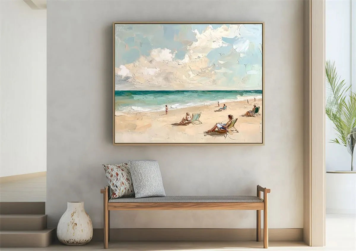 Calm Seascape Painting #CS135