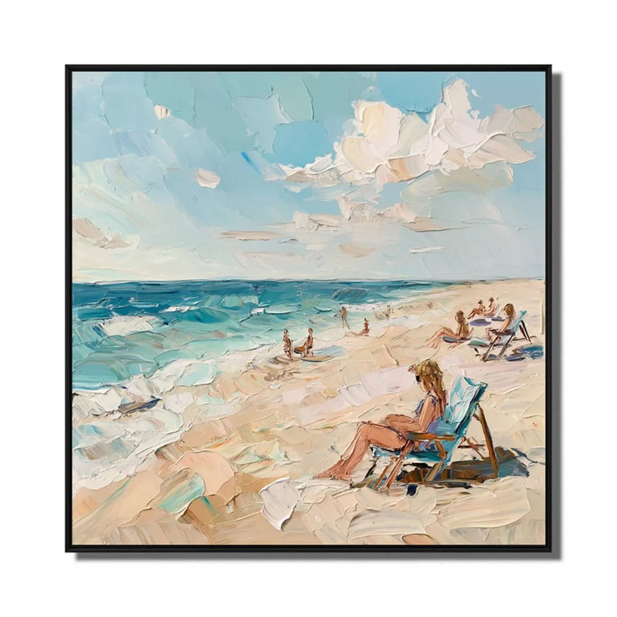 Calm Seascape Painting #CSP136