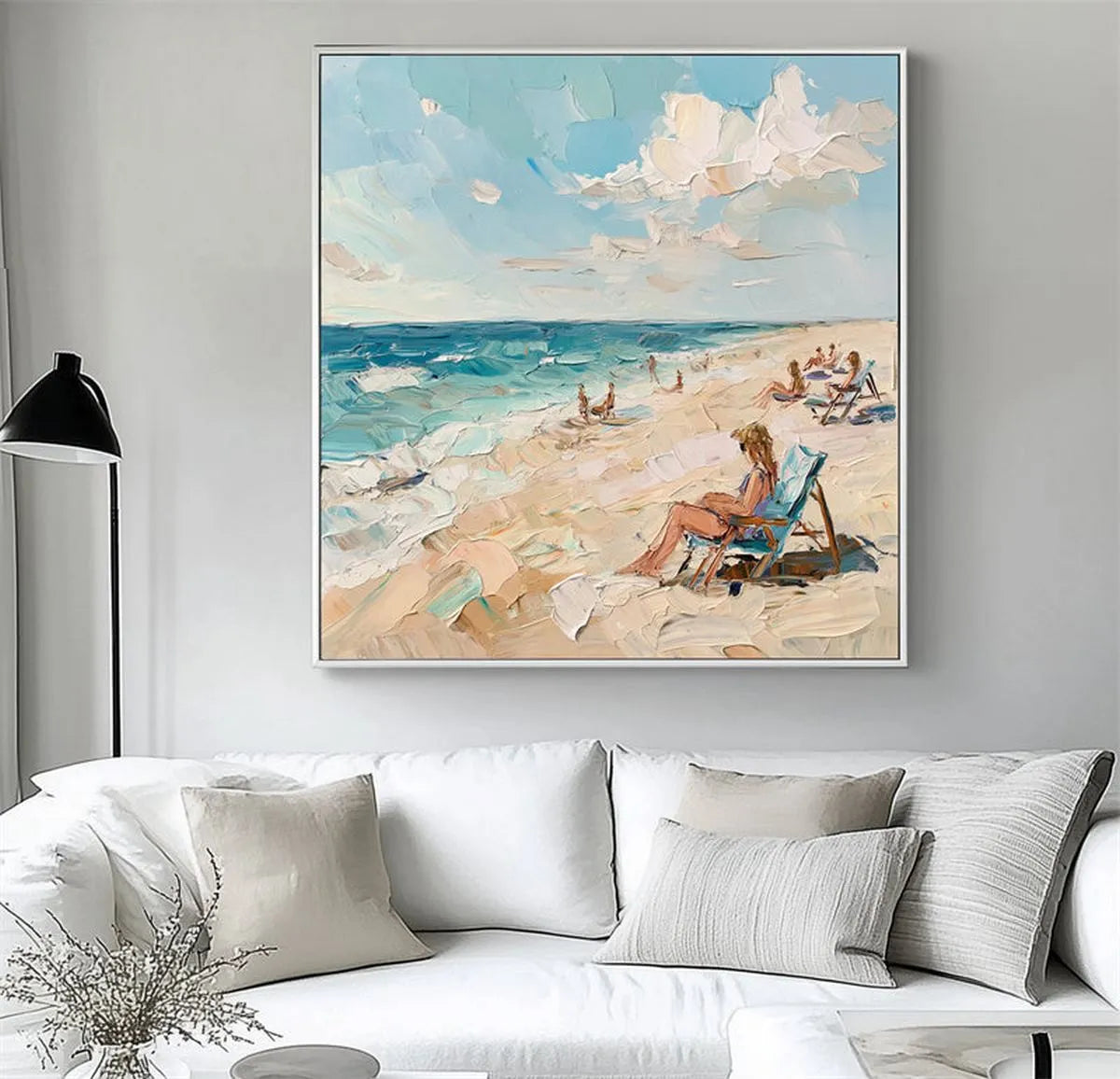 Calm Seascape Painting #CSP136