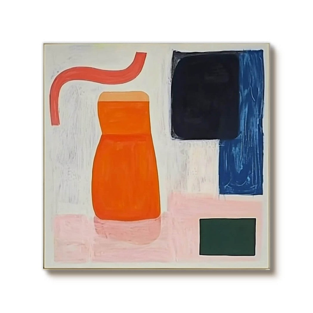 Colorful Abstract Expressionist Oil Painting i #MCA549