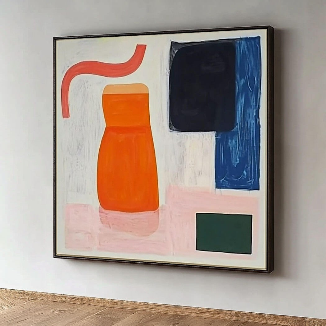 Colorful Abstract Expressionist Oil Painting i #MCA549