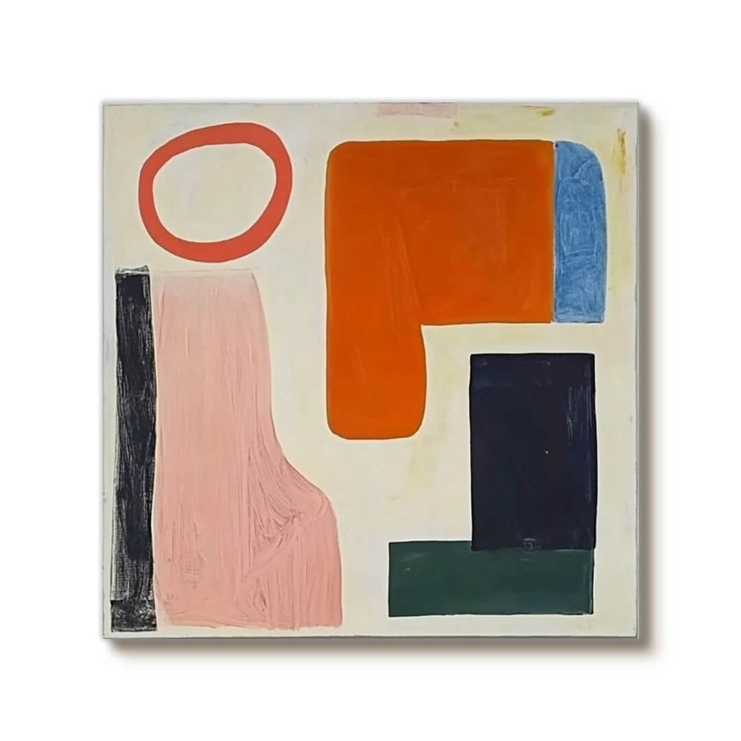 Colorful Abstract Expressionist Oil Painting ii #MCA949
