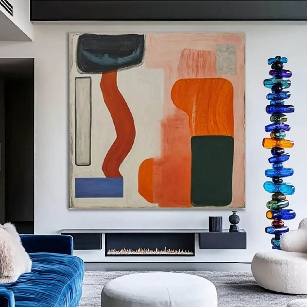 Colorful Abstract Expressionist Oil Painting iii #MAC359