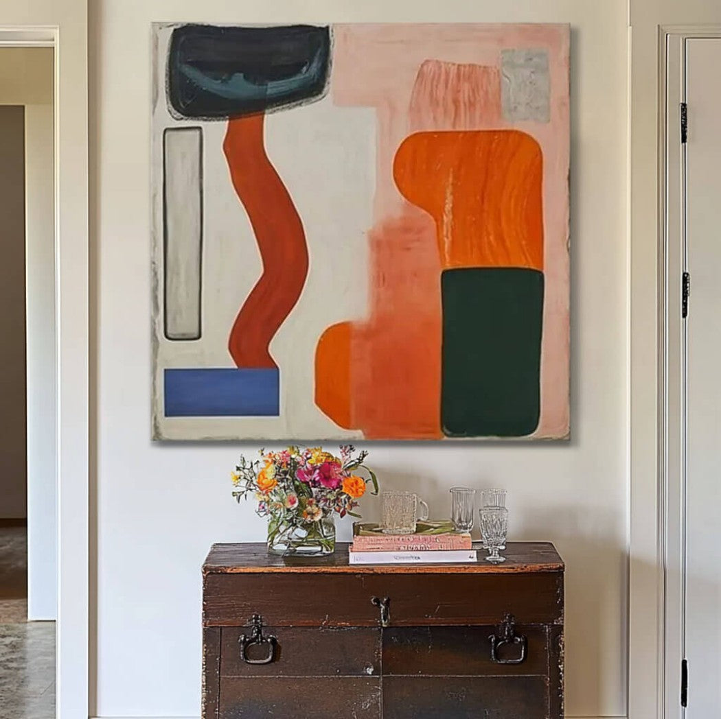 Colorful Abstract Expressionist Oil Painting iii #MAC359