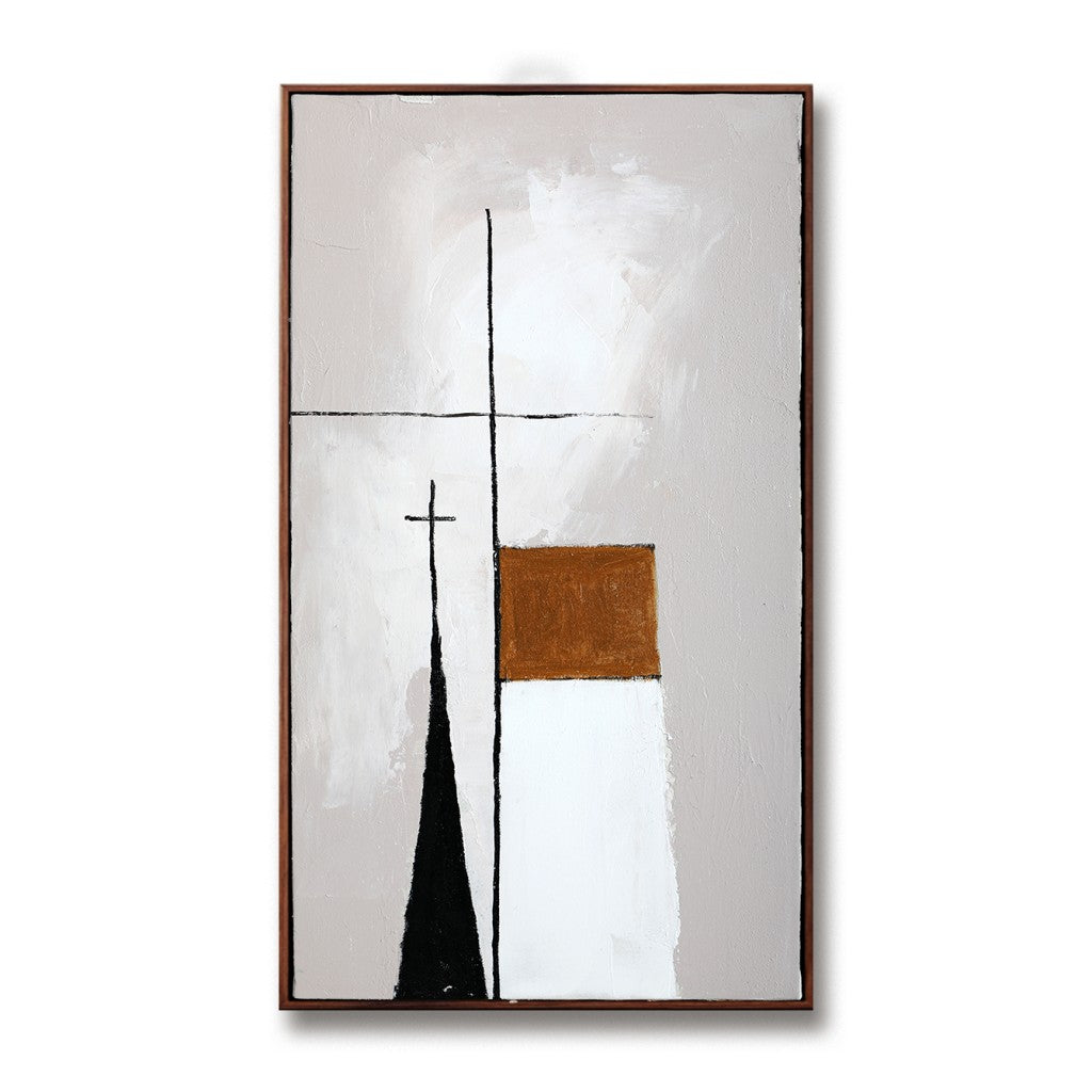 Minimalist Abstract Geometric Oil Painting #MMA0081