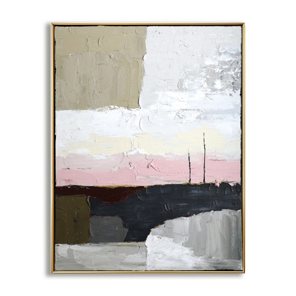 Minimalist Abstract Geometric Oil Painting #MMA0091