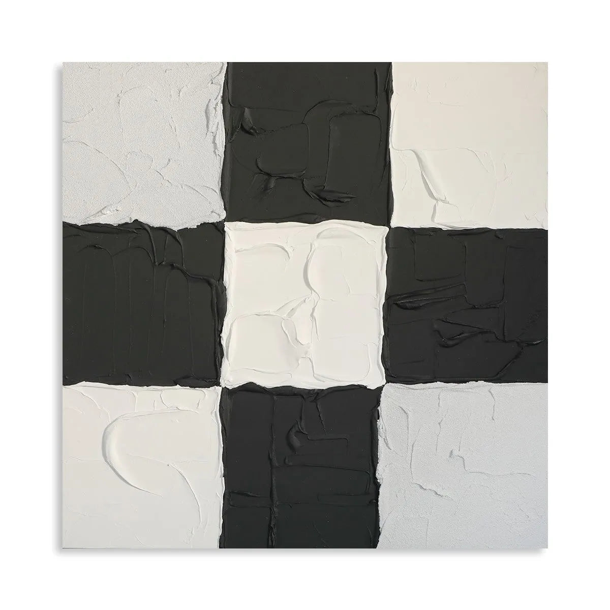 Minimalist Black & White Painting #MB193