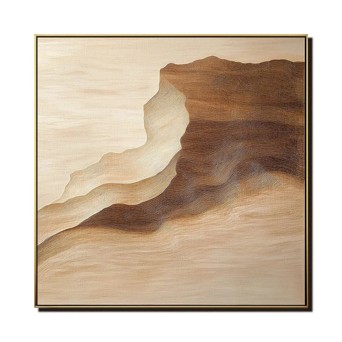 Neutral Minimalist Mountain Painting #NM330