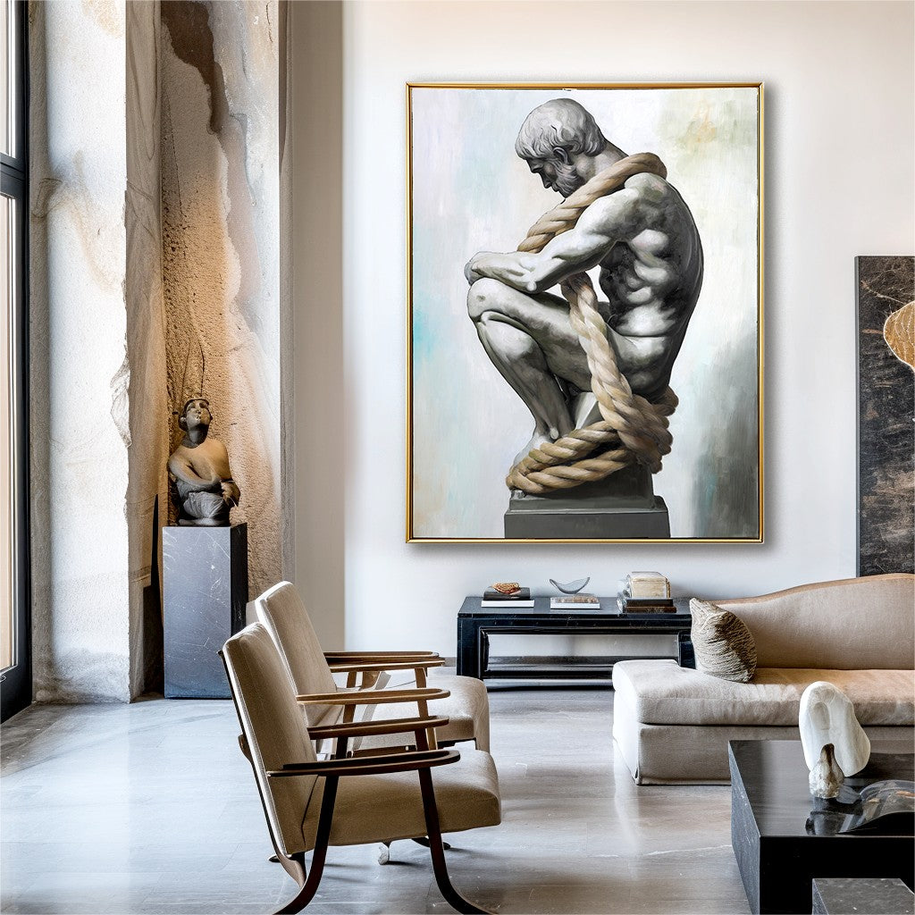 Sculptural Realism Original Oil Painting #MSR0077