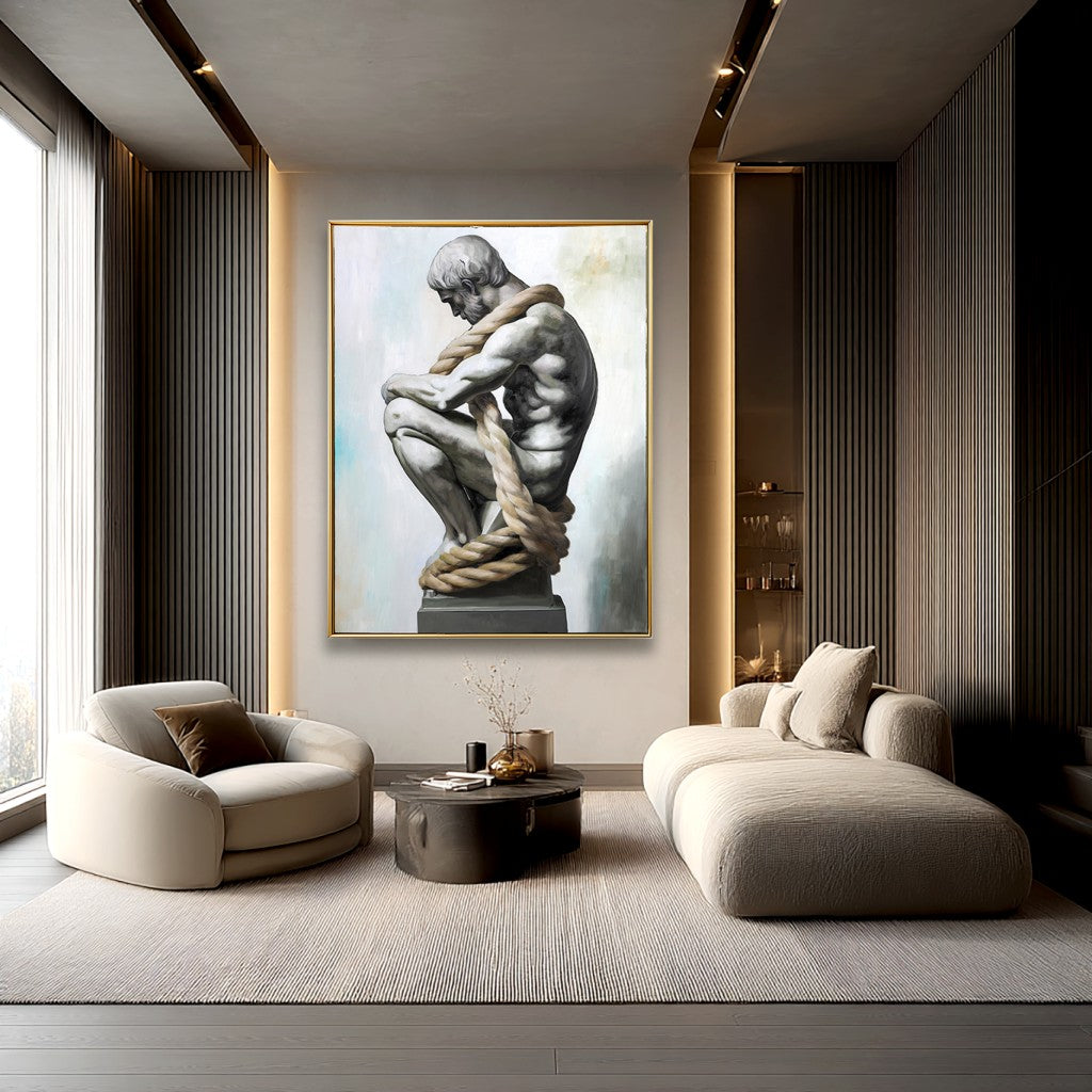 Sculptural Realism Original Oil Painting #MSR0077