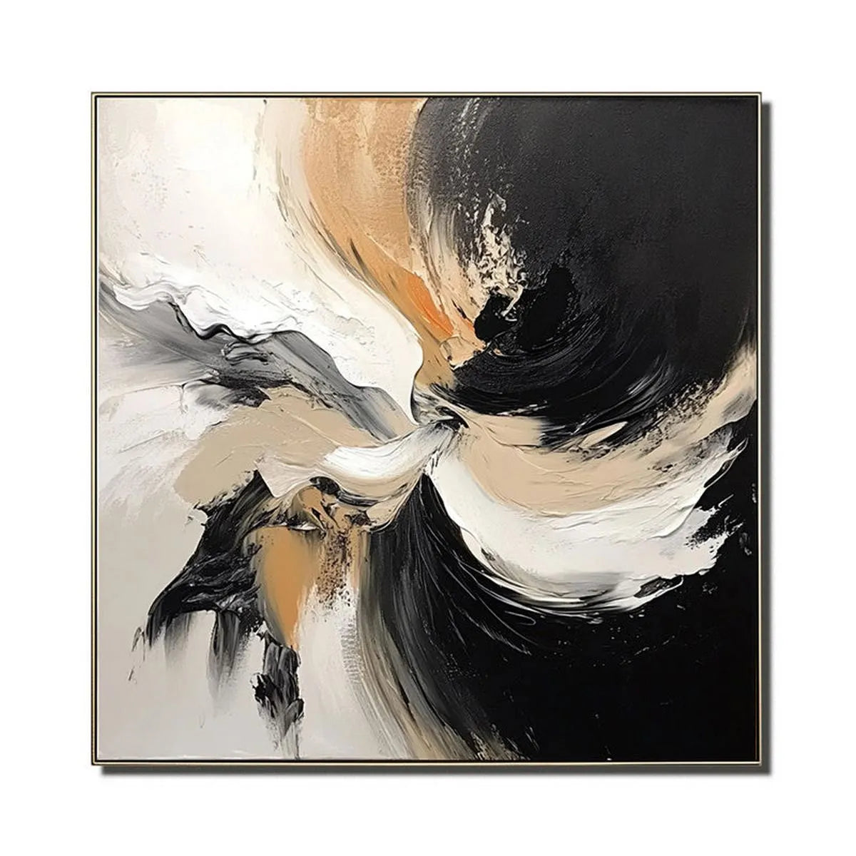 Textured Black & Gold Art #TB165