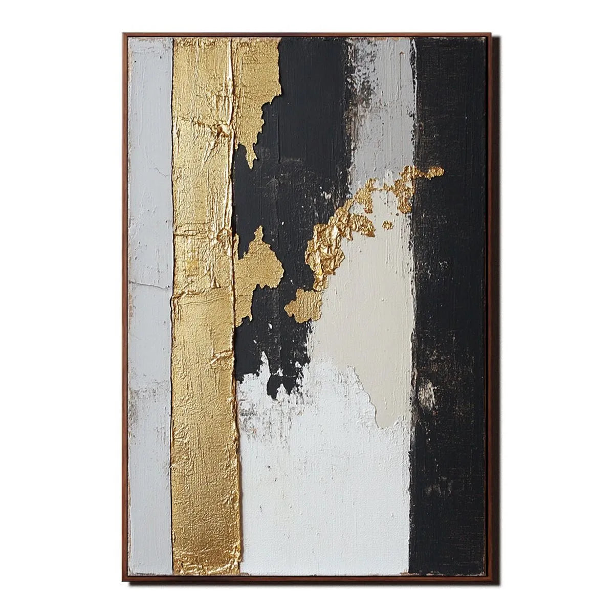 Textured Black & Gold Art #TB171