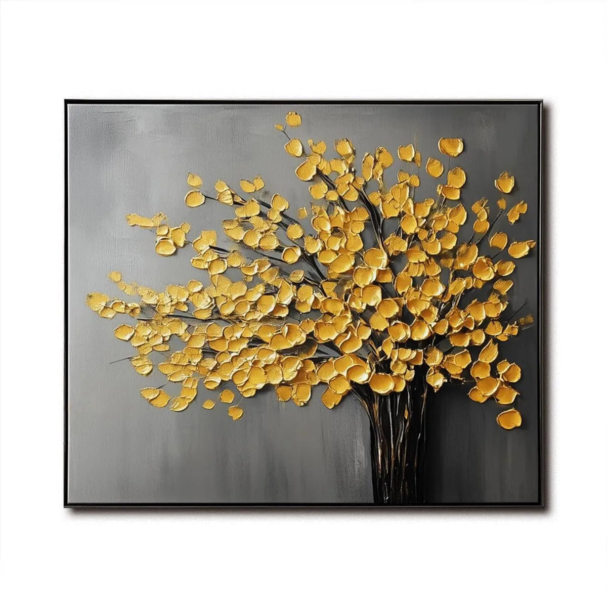 Textured Black & Gold Art #TB504