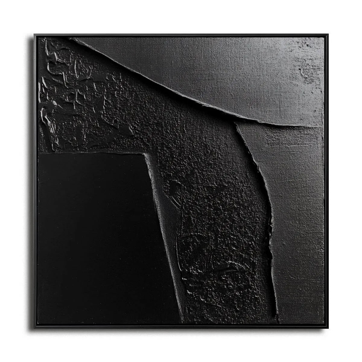 Textured Black Painting #149