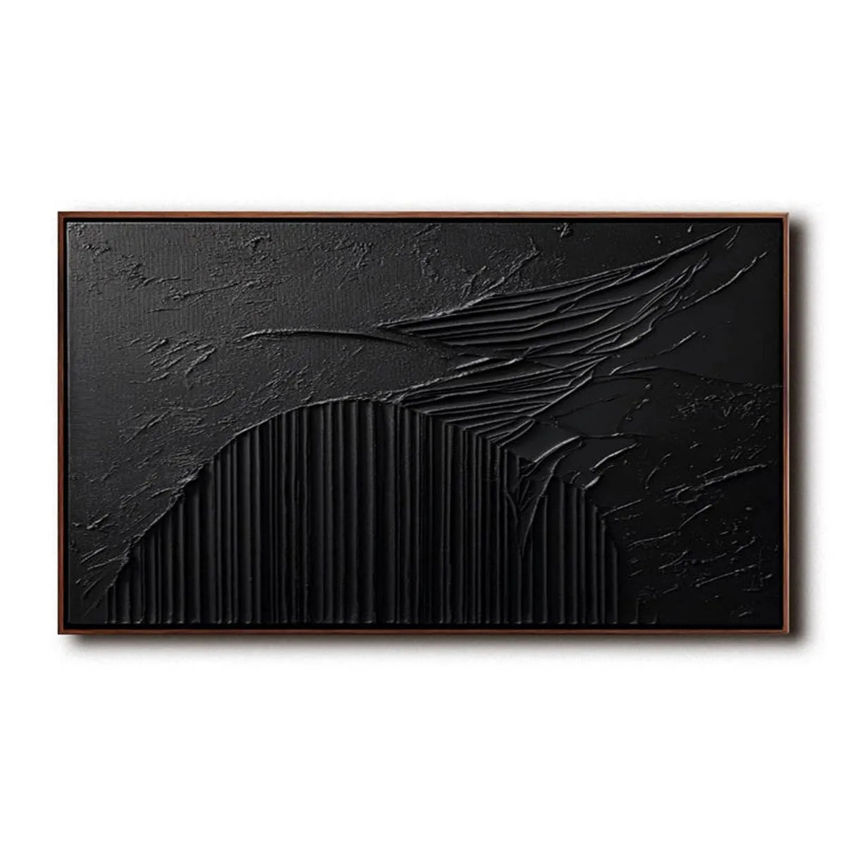 Textured Black Painting #TB146