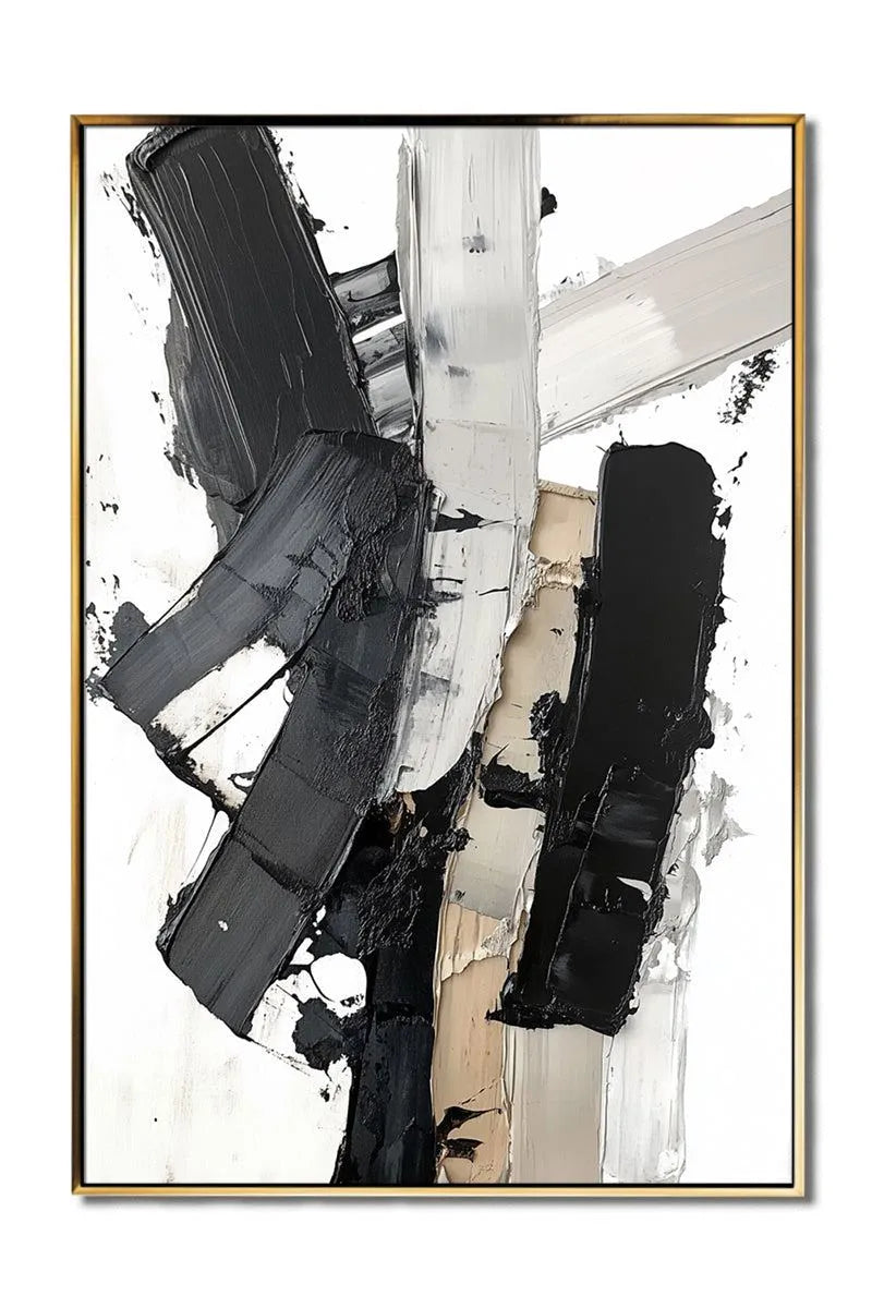 Textured Black & White Art #TB170