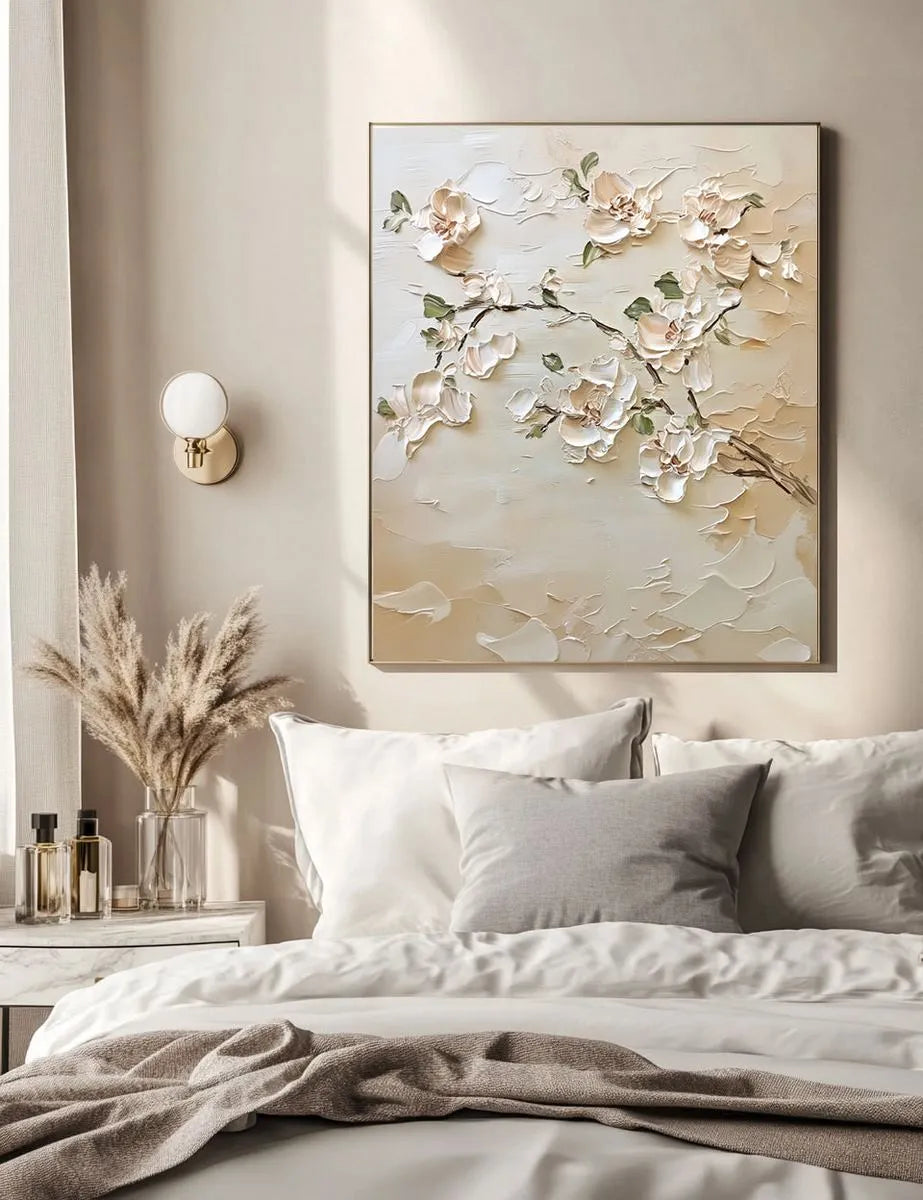 Textured Floral Art Painting #TF204