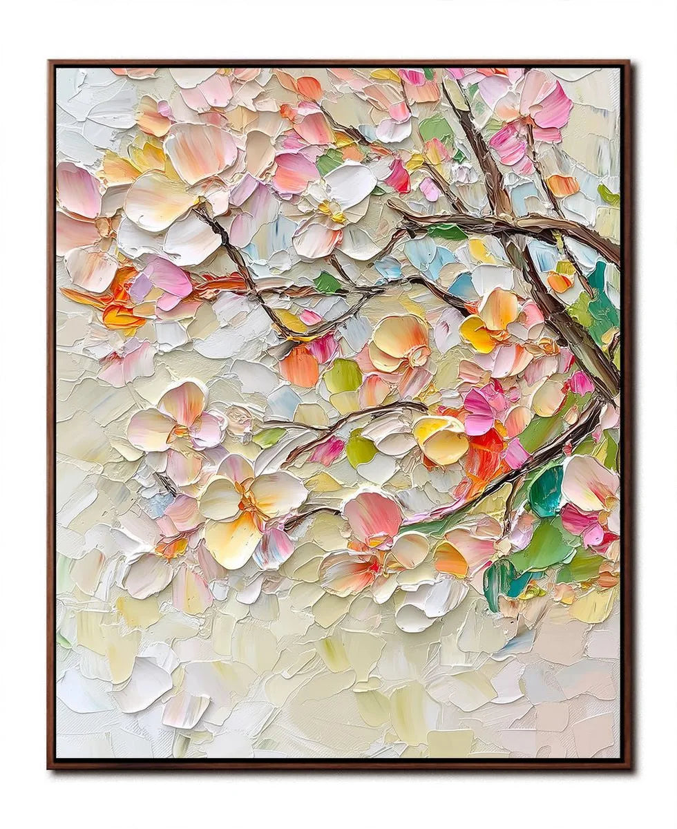 Textured Floral Art Painting #TF205