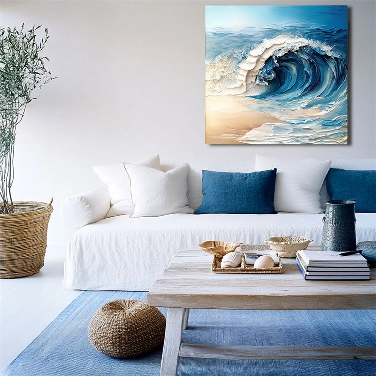 Textured Ocean Painting #TOP124