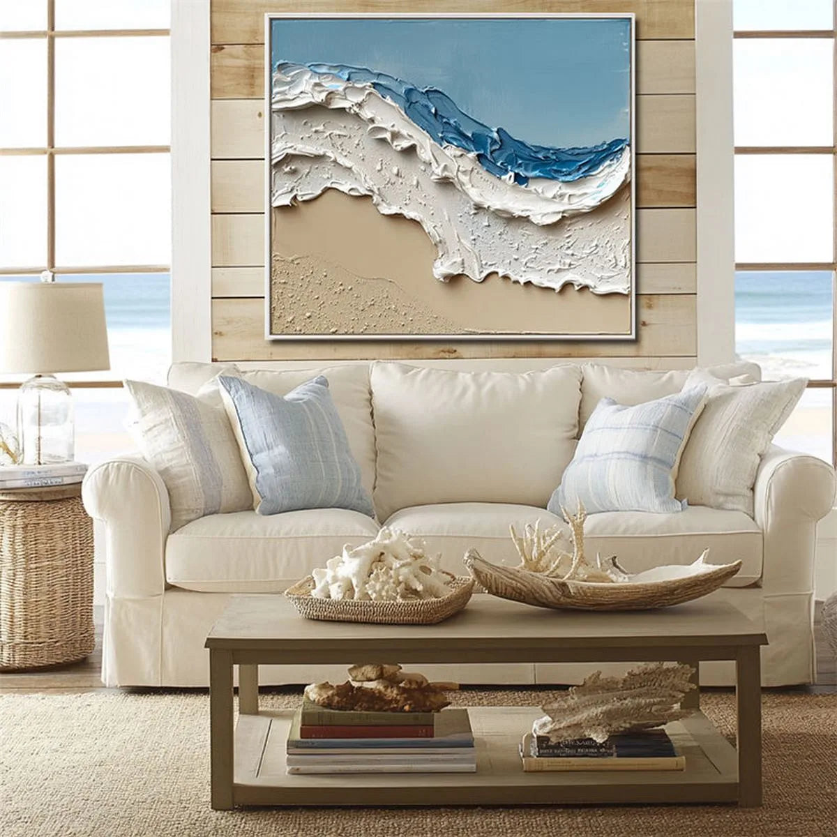 Textured Wave Painting#TWP126