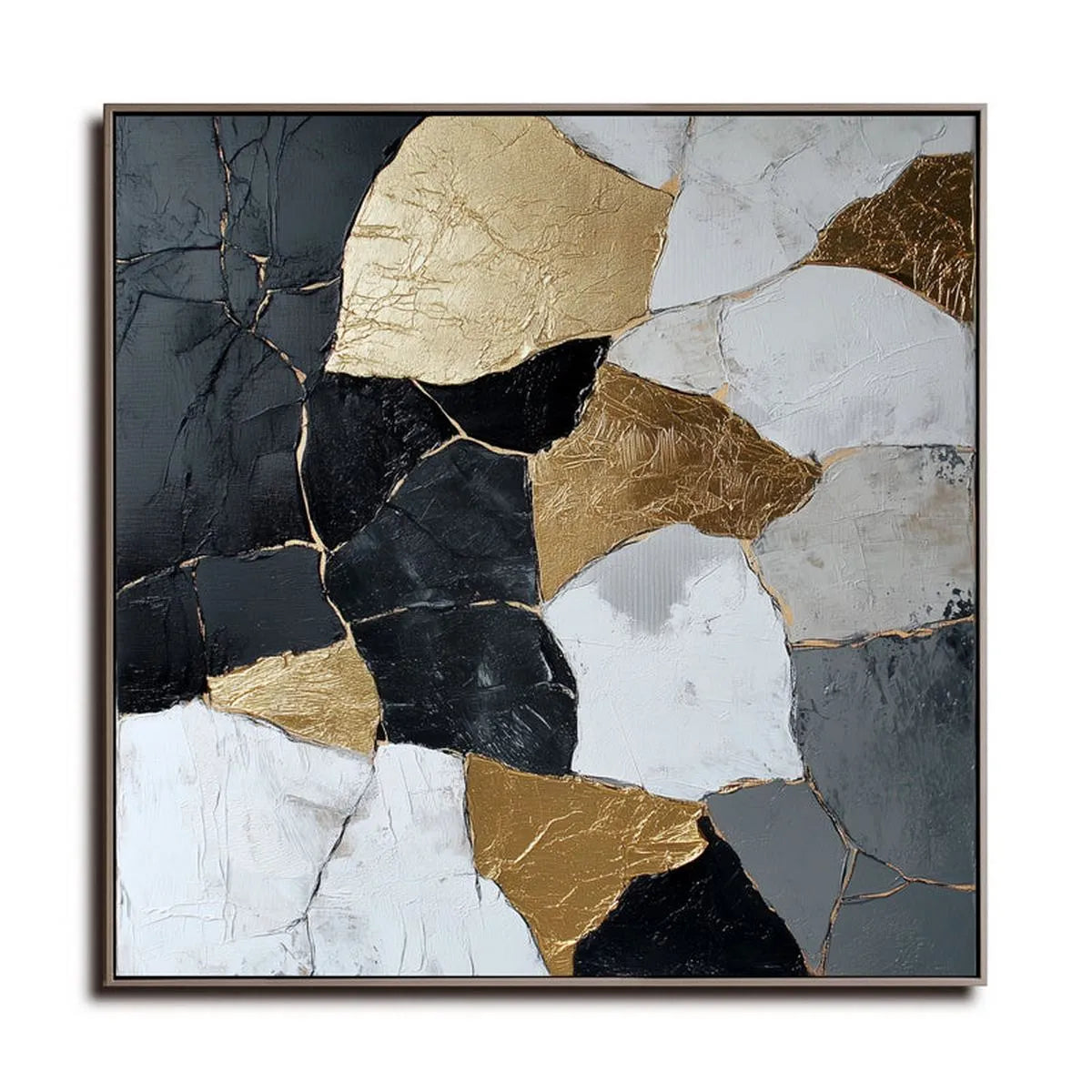 Bold Geometric Gold Wall Decor #BG156